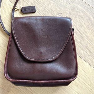 Vintage Coach Mahogany Lindsay Bag 9888